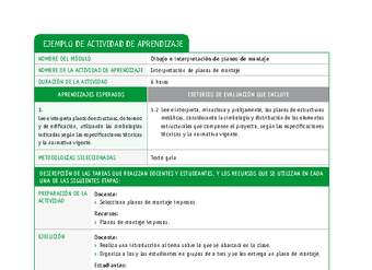 Interpretación de planos de montaje