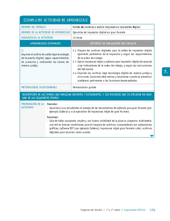 Ejercicios de impresión digital en gran formato