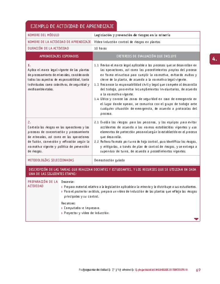 Video inducción control de riesgos en plantas