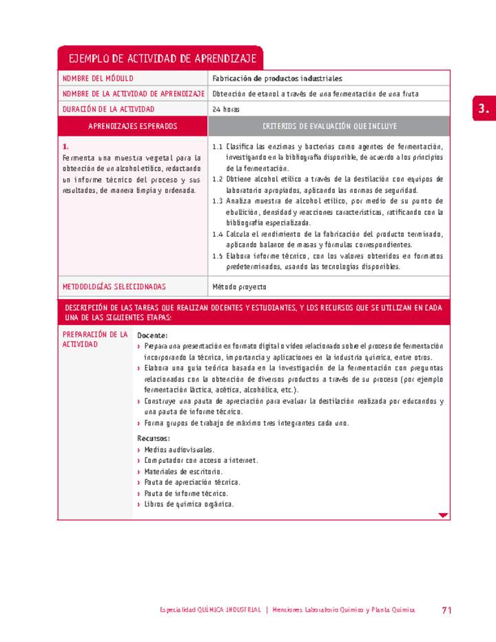 Obtención de etanol a través de una fermentación de una fruta