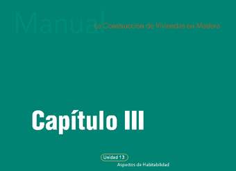 Manual La construcción de viviendas en madera.Capítulo 3: Aspectos generales para el diseño.